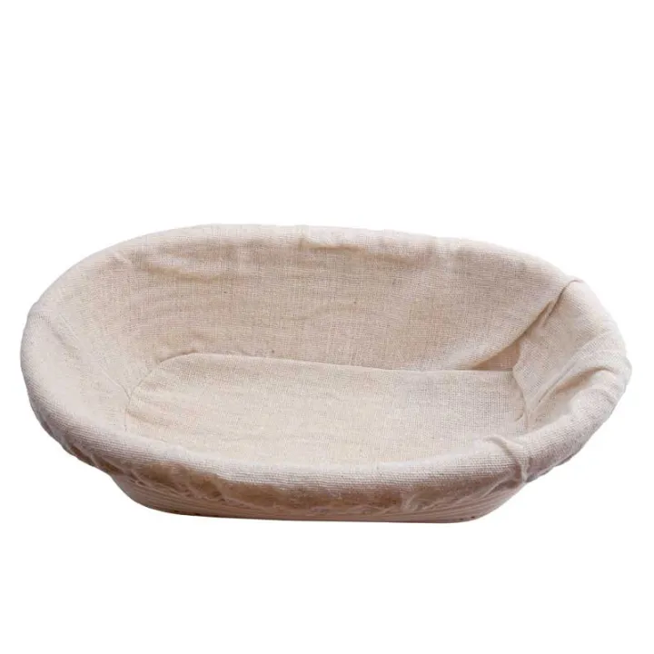 Proofing basket oval 25x15x8, incl. proofing cloth cm for perfect breads