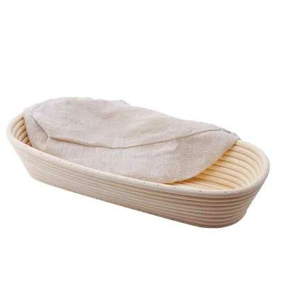 Gärkorb oval 35x15x8, inkl. Gärtuch cm für perfekte Brote