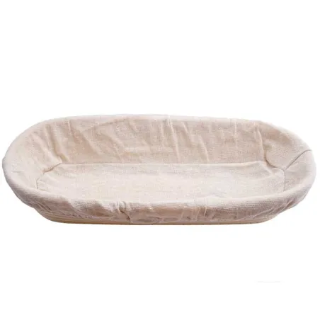 Proofing basket oval 35x15x8, incl. proofing cloth cm for perfect breads