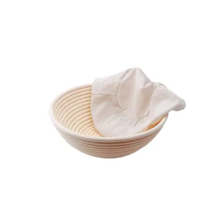 Panier de fermentation rond, Ø 17 cm, avec tissu de fermentation pour des pains parfaits