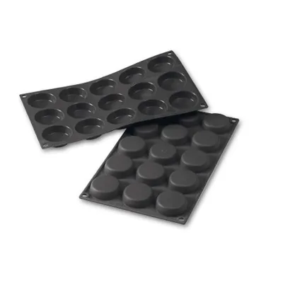 Silikonform Rund Konisch Ø 4 - 5 cm, 15 Stück