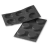 Moule en silicone rond conique Ø 5,5 - 7 cm, 6 pièces