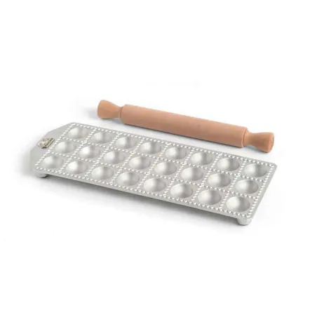 Ravioli mold round 4 cm for 24 ravioli of the same shape