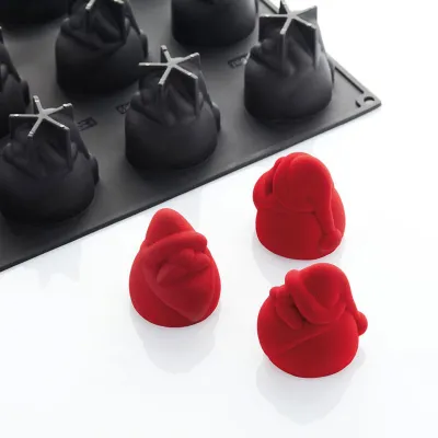 Silikonform Samichlaus, 12 Stück