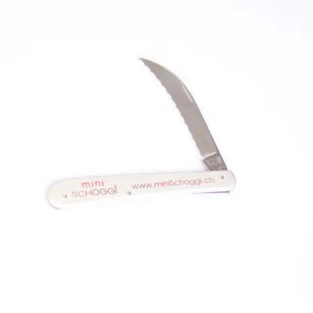 Folding miniSchoggi baker's knife for perfectly sliced bread