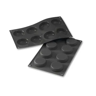 Silikonform Tartelettes für süsse Desserts in sechs Formen