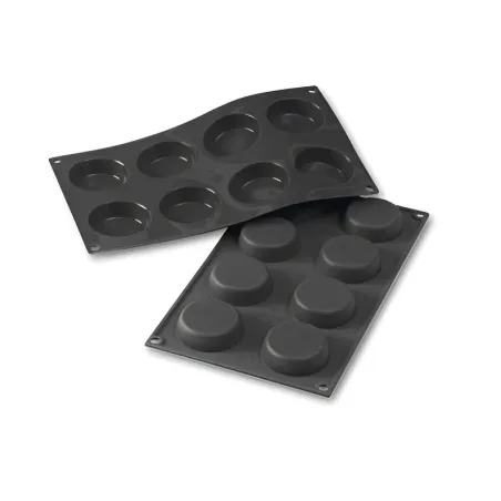 Silicone tartelettes mold for sweet desserts in six molds