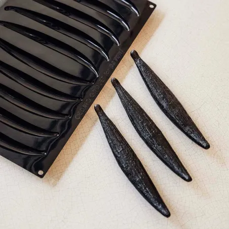 Stampo in silicone baccello di vaniglia, 10 pezzi