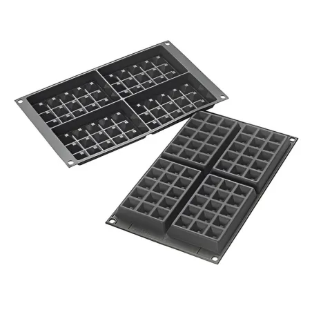 Moule en silicone pour gaufres sucrées et salées
