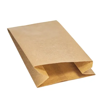 Brown bread bag with fold 23 x 12 cm, 25 pieces for your bread