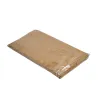 Brotbeutel Braun mit Falz 23 x 12 cm, 25 Stück für Ihre Brote