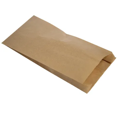 Busta per pane marrone con piega 34,5 x 17 cm, 25 pezzi per i vostri pani