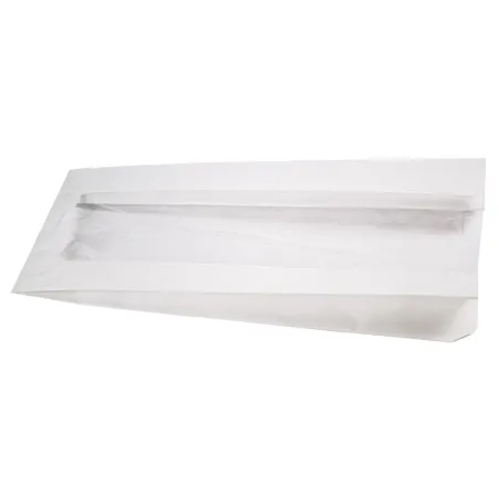Bread bag white with fold 34 x 14 cm for your bread