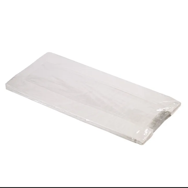 Sac à pain blanc avec soufflet 34 x 14 cm pour vos pains