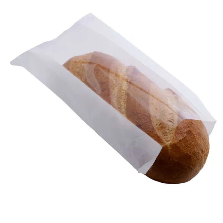 Sachets à pain en papier avec fenêtre 34 x 14 cm, 25 pièces