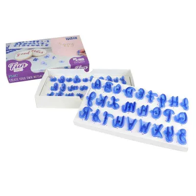 Buchstaben Präge-Set für Fondant-Verzierungen
