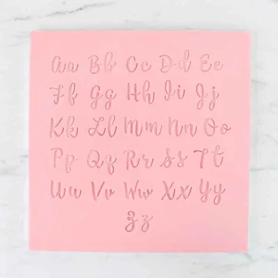 Buchstaben Präge-Set für Fondant-Verzierungen