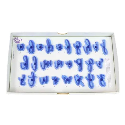 Buchstaben Präge-Set für Fondant-Verzierungen