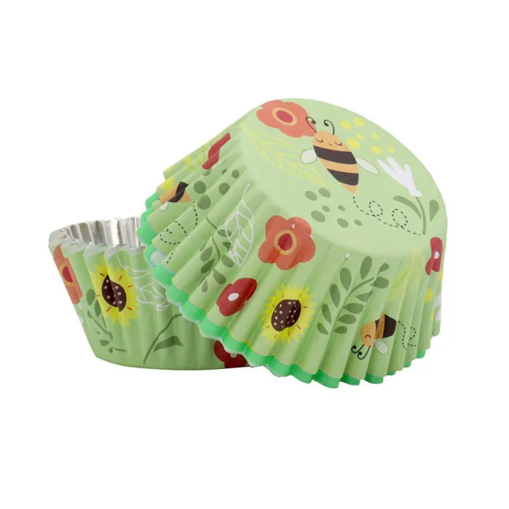Cupcake molds bees, 30 pieces