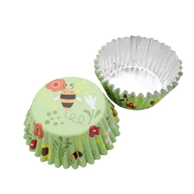 Moules à cupcakes Abeilles, 30 pièces