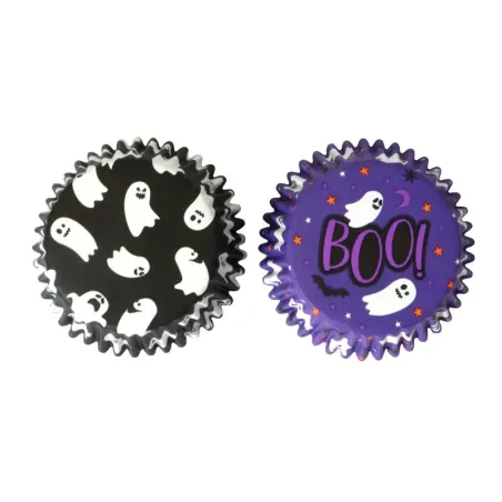 Cupcake molds ghost, 60 pieces
