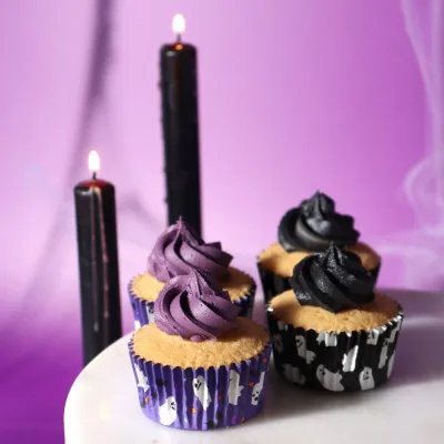 Cupcake molds ghost, 60 pieces
