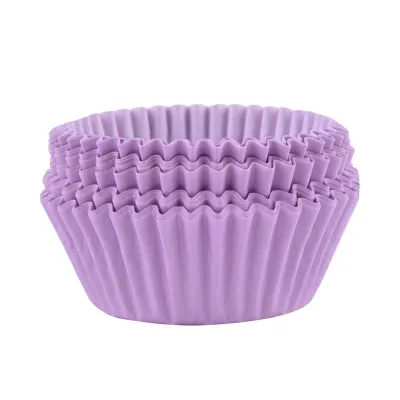Cupcake Förmchen helles Lila, 60 Stück