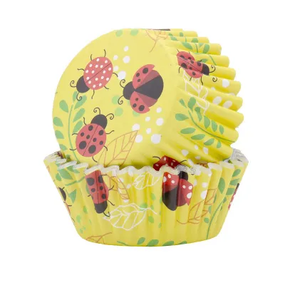 Cupcake molds ladybug, 30 pieces