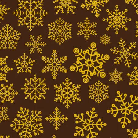Fiocchi di neve tatuati con cioccolato
