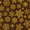 Chocolate tattoo snowflakes