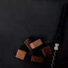 Fourchette à pralines décorative dentelée pour affiner les pralines trempées