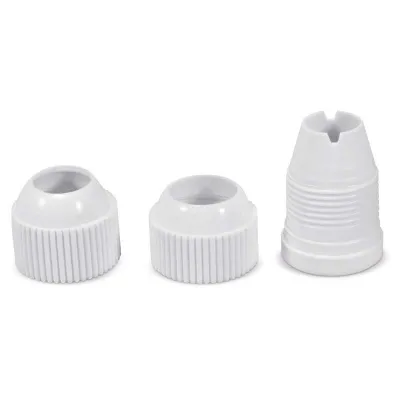 Adapter für Spritztüllen mittel, 3-teilig für mehrere Tüllen