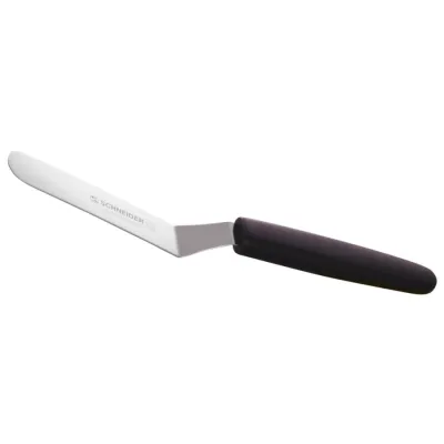 Angle spatula mini wide with plastic handle smooth spreading cakes