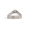 Perforated triangular cake ring, 9 cm x 8 cm x 2 cm