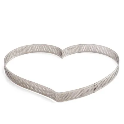 Perforierter Tortenring Herz, 24 x 22 x 3.5 cm