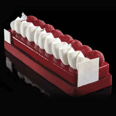 Tortenring rechteckig 18 cm x 2 cm für perfekte Tartes und Wähen