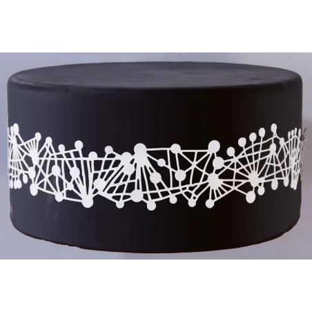 Silicone border mat dots & lines for elegant decorations