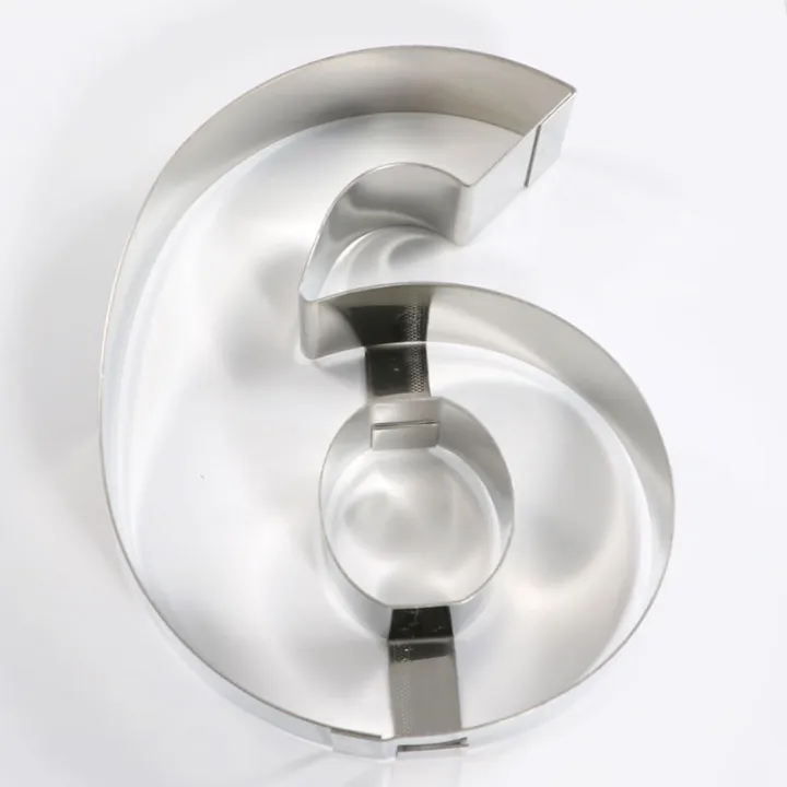 Tortenring Zahl 6
