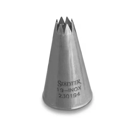 Douille en forme d'étoile 4 mm pour des décorations de gâteaux et des toppings de cupcakes fantastiques