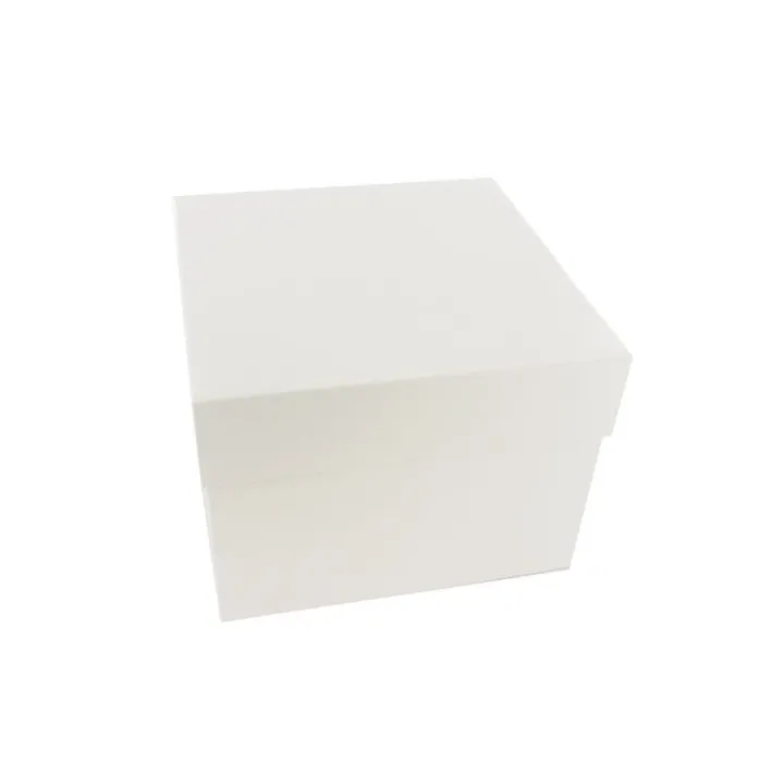 Boîte à gâteaux blanche 25.4 x 25.4 x 20 cm