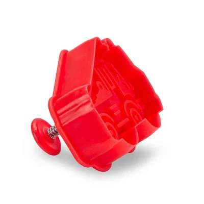 Cookie cutter with fire engine ejector for great decorated biscuits