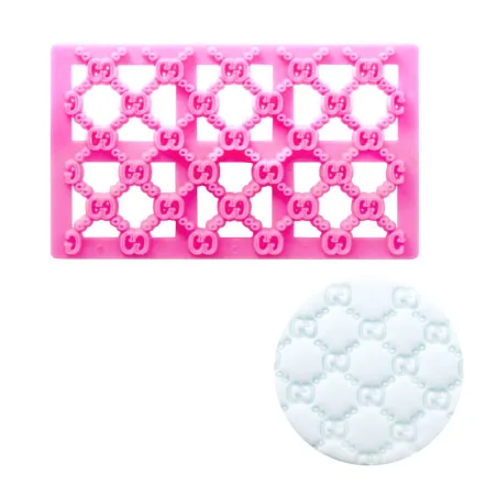 Gaufre au fondant Chic pour de superbes décorations de gâteaux et de cupcakes