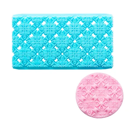 Gaufrage fondant Flowerpower pour de superbes décorations de gâteaux et de cupcakes