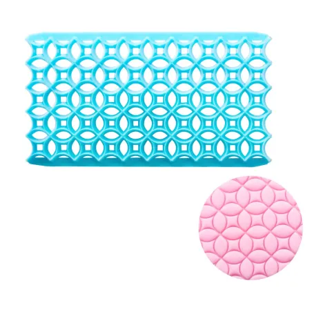 Gaufrage de fondant en forme de cercle pour de superbes décorations de gâteaux et de cupcakes