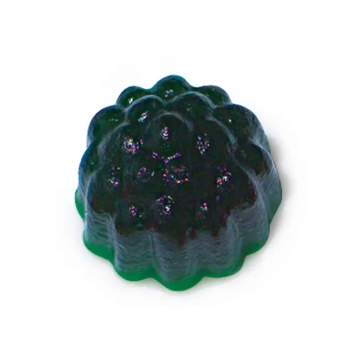 Stampo per gelatina di more, 24 pezzi in silicone e plastica