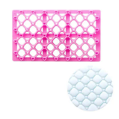 Gaufrage fondant petits cœurs pour de superbes décorations de gâteaux et de cupcakes