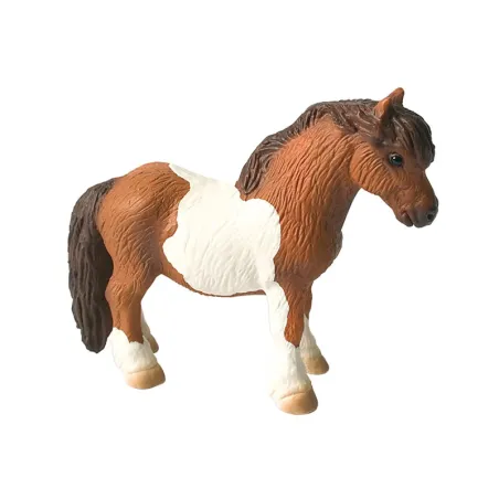 Figurine de jeu poney Shetland pour cake topper