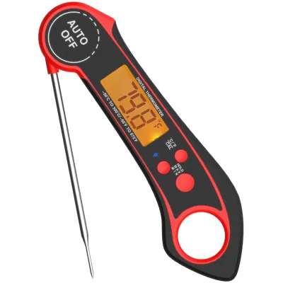 Digital thermometer, waterproof and foldable