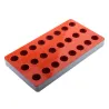 Mould for jelly blackberries, 24 pieces of silicone and plastic