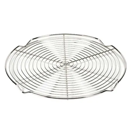Grille en acier inoxydable Ø 32 cm pour refroidir les délicieuses pâtisseries